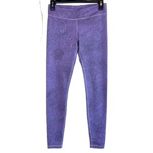 Ivivva for Lululemon Leggings Activewear Purple Marl Athleisure Cheer Dance